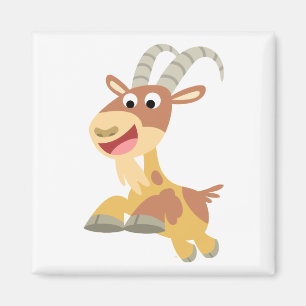 Ga weg! (schattige cartoon geit) Magnet