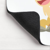 Ga weg! (schattige cartoon geit) Mousepad Muismat (Hoek)