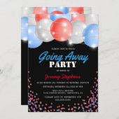 Ga weg Soldaat Rood, Wit en Blauw Kaart (Voorkant / Achterkant)