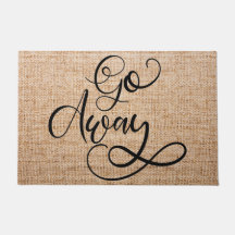 Ga weg Startdeur Porch Doormat