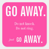 GA WEG STICKER (Voorkant)