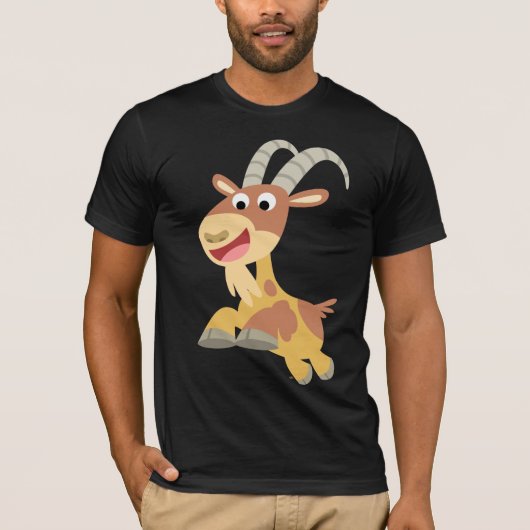 Ga weg! T-Shirt (schattige cartoon geit) (Voorkant)