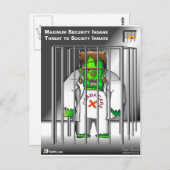 Ga weg uit de gevangenis briefkaart (Voorkant / Achterkant)