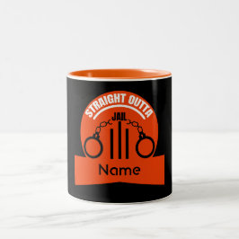 Ga weg uit de gevangenis door Gift Two-Tone Coffe Tweekleurige Koffiemok