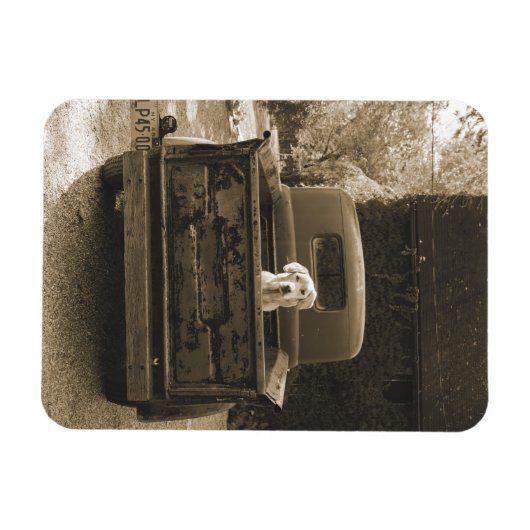 Ga weg uit Dodge - foto van Dog Magneet (Horizontaal)