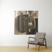 Ga weg uit Dodge - foto van Dog Wandkleed (In Situ (horizontaal))