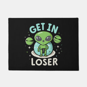 Ga Weg Verliezer Alien UFO Grappig Deurmat