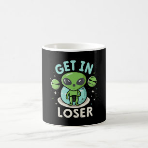 Ga Weg Verliezer Alien UFO Grappig Koffiemok
