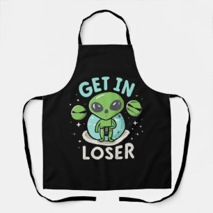 Ga Weg Verliezer Alien UFO Grappig Schort