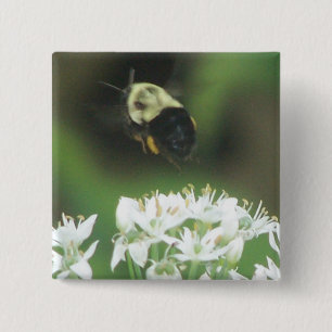 Ga weg vierkante button 5,1 cm