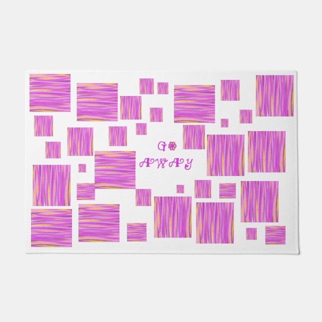 Ga weg Voorste Porch Mats Buiten Gepersonaliseerd Deurmat (Voorkant)