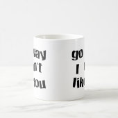 Ga weg, wit koffiemok (Center)