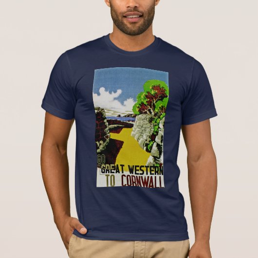 Ga Western naar Cornwall T-shirt (Voorkant)