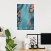 Ga Wilde Zwem Reizen Poster (Thuiskantoor)