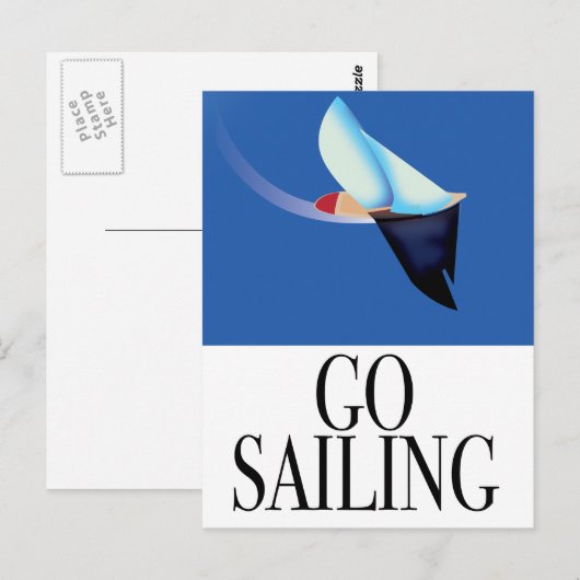 Ga winkelen briefkaart (Voorkant / Achterkant)