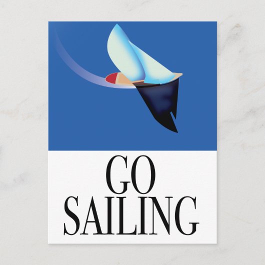 Ga winkelen briefkaart (Voorkant)