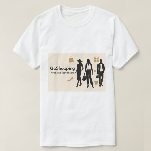 Ga Winkelen T-shirt (Design voorkant)