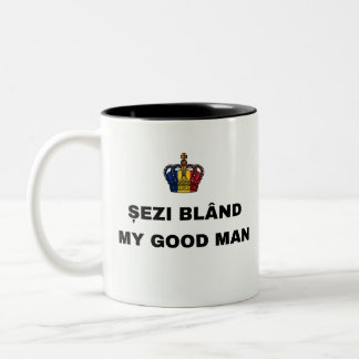 GA ZACHT, MENEER Twee-Tons KOFFIEBEEKER Tweekleurige Koffiemok