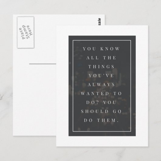 Ga ze Briefkaart doen (Voorkant / Achterkant)