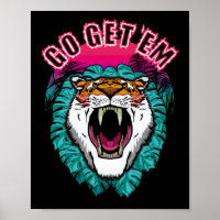 Ga ze halen - Tiger Face Graphic Design