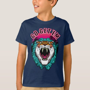 Ga ze halen - Tiger Face Graphic Design T-shirt