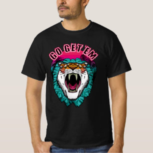 Ga ze halen - Tiger Face Graphic Design T-shirt