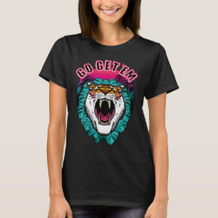 Ga ze halen - Tiger Face Graphic Design T-shirt