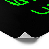 Ga zelf ( Binary Curse Word ) Poster (Hoek)