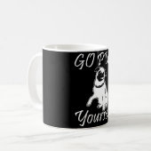 Ga zelf naar Pug Koffiemok (Voorkant links)