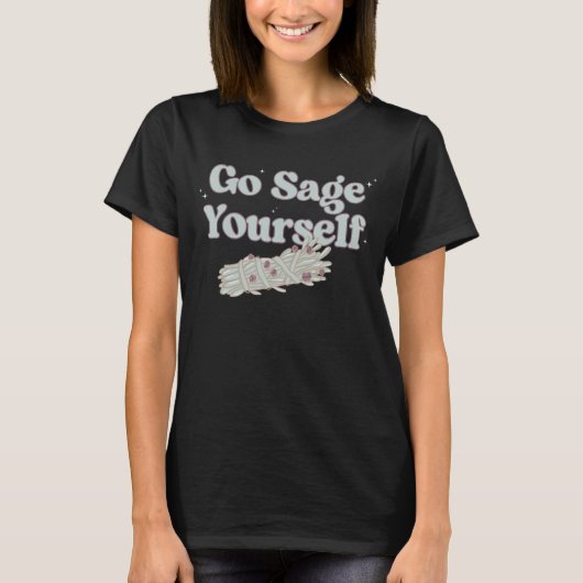 Ga zelf Shirt reinigen Sage Smudge Stick (Voorkant)
