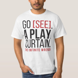 GA [ZIE]. EEN SPEL. CURTAIN. T-shirt