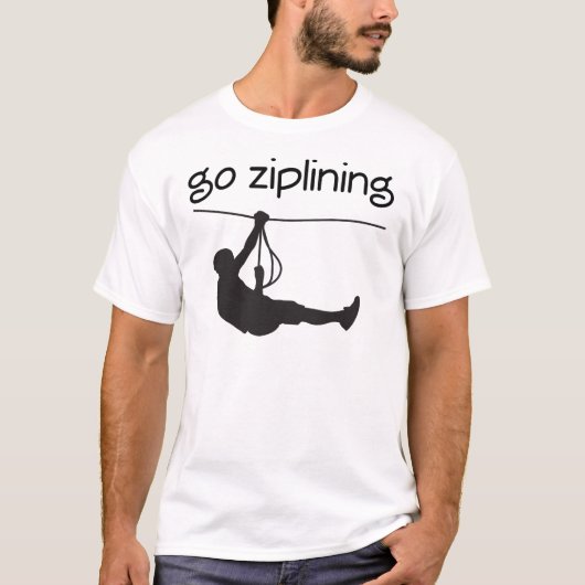 Ga Ziplining Gift Idee T-shirt (Voorkant)