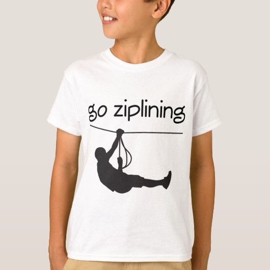 Ga Ziplining Gift Idee T-shirt (Voorkant)