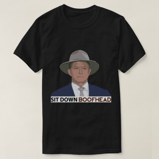 Ga zitten met Boofhead - Albo T-shirt (Design voorkant)