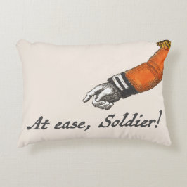 Ga zitten Soldaat Wijzen Hand Accent Cushion Accent Kussen