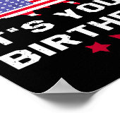 Ga zo snel mogelijk uw geboorte - 4 juli onafhanke poster (Hoek)