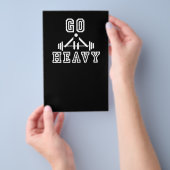 Ga zwaar te werk flyer (Hand)