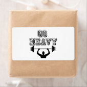 Ga zwaar weg etiket (Insitu)