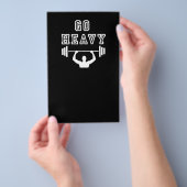 Ga zwaar weg flyer (Hand)