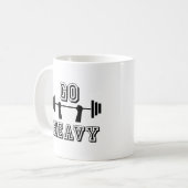 Ga zwaar weg koffiemok (Voorkant links)