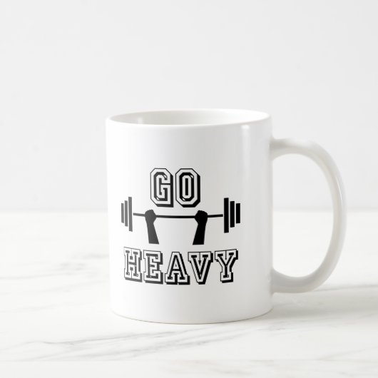 Ga zwaar weg koffiemok (Rechts)