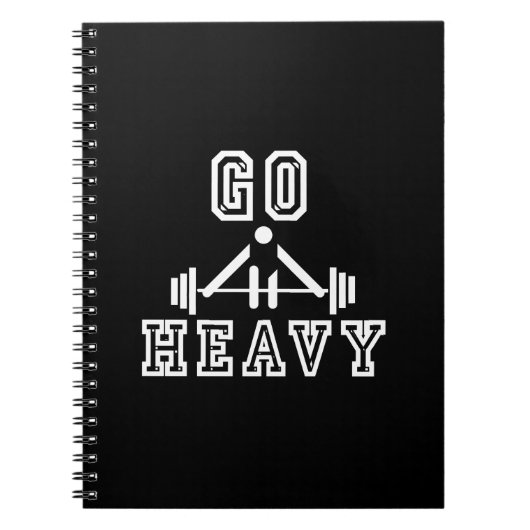 Ga zwaar weg notitieboek (Voorkant)
