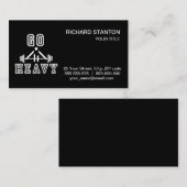 Ga zwaar weg visitekaartje (Voorkant / Achterkant)