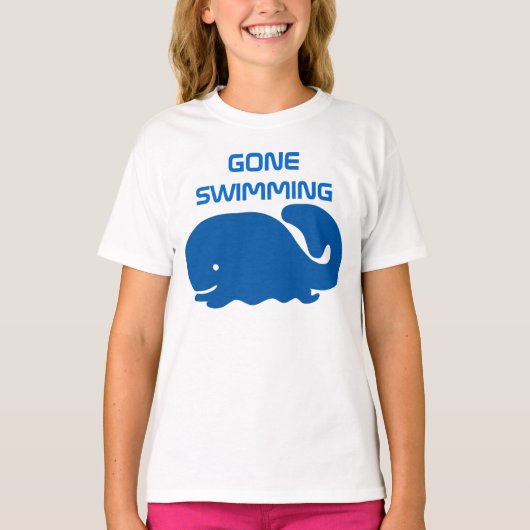 Ga zwemmen t-shirt (Voorkant)