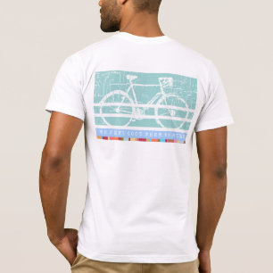 gaaf en in de stad geïnspireerd wit fietsen t-shirt