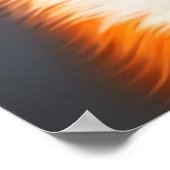 gaaf en schattig portret rode vos | AI Art. Poster (Hoek)