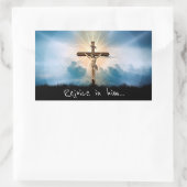 Gaaf voor hem rechthoekige sticker (Tas)