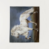 Gaaiend Paard Adel Wandkleed (Voorkant)