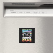 Gaan Game Video Speler Gaming Grappig Magneet (Insitu (Vaatwasser))