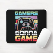 Gaan Game Video Speler Gaming Grappig Muismat (Met muis)
